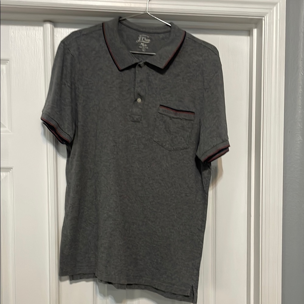 Jcrew Gray Polo Shirt